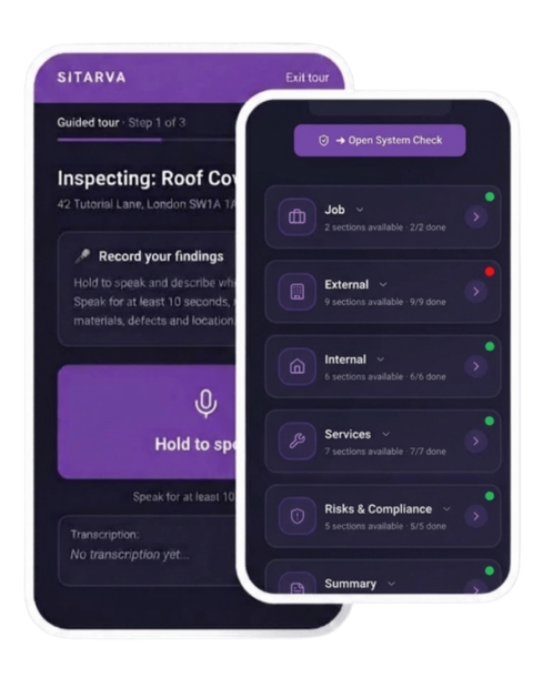 sitarva voice first survey app